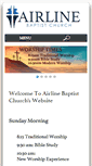 Mobile Screenshot of airlinebaptist.com