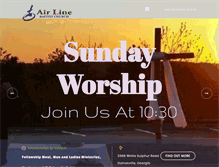 Tablet Screenshot of airlinebaptist.org